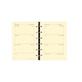 Agenda Semainier Timer Horizontal Recharge Quo Vadis - Français - 16 mois de Sept/Déc - 8x12,5 cm