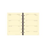 Quo Vadis - Recharge Organiseur - 2025-2026 - Timer 14 Horizontal Prestige - Semainier Horizontal - Français - 16 mois de septembre à décembre - 8x12,5 cm