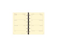 Quo Vadis - Recharge Organiseur - 2025-2026 - Timer 14 Horizontal Prestige - Semainier Horizontal - Français - 16 mois de septembre à décembre - 8x12,5 cm