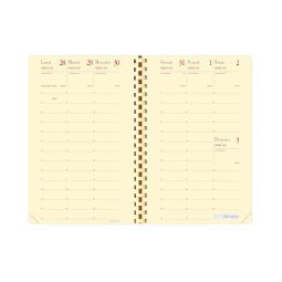 Quo Vadis - Ricambio Agenda - Spiralata - 2025 - Planning 16 S - Settimana Planning - Italiano - 13 mesi da dic a dic - 9x16 cm