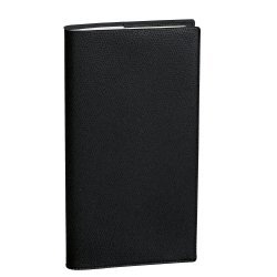 Quo Vadis - Agenda - 2025 - Silma - 2 settimane - Multilingua - Impala - Nero - 12 mesi da gen a dic- 8,8x17 cm