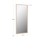 Miroir Nerina 80 x 180 cm finition naturelle