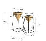 Set Stared de 2 maceteros