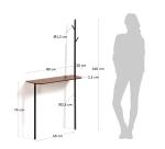 Console avec portemanteau Marcolina 80 x 160 cm