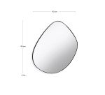 Miroir Anera en acier 93 x 90 cm