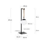 Lampe de table Monteiro