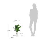 Plante artificielle Lyrata de 60 cm