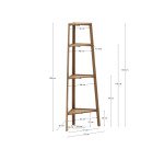 Étagère de jardin Victora en bois d'acacia 42 x 150 cm