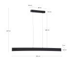 Suspension Boadella finition noire