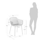 Chaise de jardin Quinn