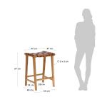Tabouret Calixta hauteur 67 cm