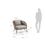 Fauteuil Branzie corde