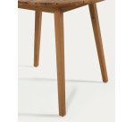 Mesa redonda Vilma de exterior de madera maciza de acacia Ø 90 cm