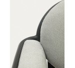 Butaca de exterior Joncols de aluminio con acabado pintado gris