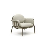 Butaca de exterior Joncols de aluminio con acabado pintado verde