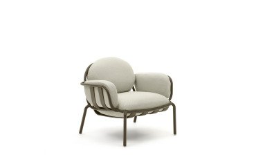 DE_Fauteuil de jardin Joncols en aluminium finition peinture verte