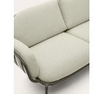 Sofá 2 plazas de exterior Joncols de aluminio con acabado pintado verde 165 cm