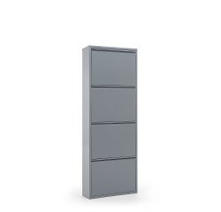 Zapatero Ode 50 x 136 cm 4 puertas gris