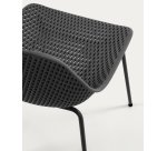 Chaise d'extérieur Quinby - plastique recyclable - pieds acier
