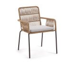 Chaise Samanta - corde - pieds acier galvanisé