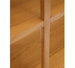 Étagère Maymai avec structure en bois de chêne 180 x 81 cm