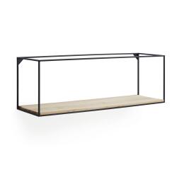 Estante Elisha de madera maciza de abeto 90 x 30 cm