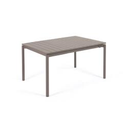 Table d'extérieur extensible Zaltana - structure aluminium