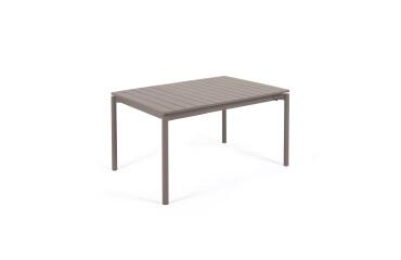 Table d'extérieur extensible Zaltana - structure aluminium
