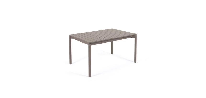 Table d'extérieur extensible Zaltana - structure aluminium