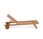 Bain de soleil Beila en bois massif d'eucalyptus