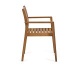 Chaise d'extérieur Hanzel - bois d'acacia massif