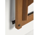 Table de balcon rabattable Amarilis - bois massif d'acacia L 40 x P 42 cm