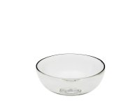 Bol grande Silitia de vidrio reciclado transparente