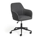 Chaise de bureau Madina gris foncé