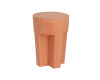 DE_Table d'appoint ronde Vilena en terre cuite de Ø 33 cm