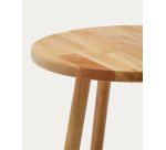 Mesa infantil redonda Dilcia de madera maciza de caucho Ø 55 cm