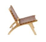 Fauteuil Calixta bruin