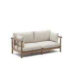 Canapé Sacova 2 places en bois d'eucalyptus massif 195 cm