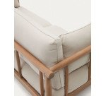Canapé Sacova 2 places en bois d'eucalyptus massif 195 cm