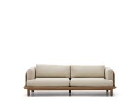 Sofá Turqueta de 3 plazas de madera maciza de teca 230 cm FSC 100%