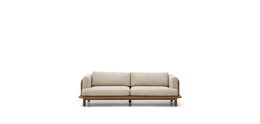 Canapé Turqueta 3 places en bois de teck 230 cm