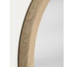 Miroir rond Alum bois massif de mindi  Ø 50 cm