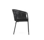 Chaise Yanet corde et pieds acier galvanisé