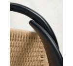 Chaise Nina bois d'acacia massif et corde papier