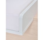 Table à langer Nunila en panneaux MDF blanc 72 x 55 cm