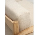 Canapé Tirant 3 places en bois de teck 212 cm