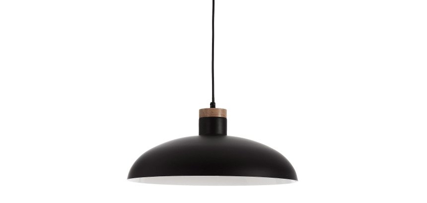 Lampe suspension Gotram noir