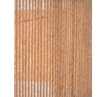 Pantalla para lámpara de techo Crista de yute con acabado natural Ø 47 cm