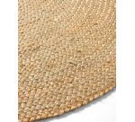 Alfombra redonda Doc 100% yute natural Ø 100 cm