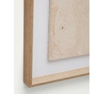 Sormina picture with 3 brown squares 60 x 90 cm